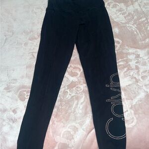 Calvin Klein Kids Black Leggings